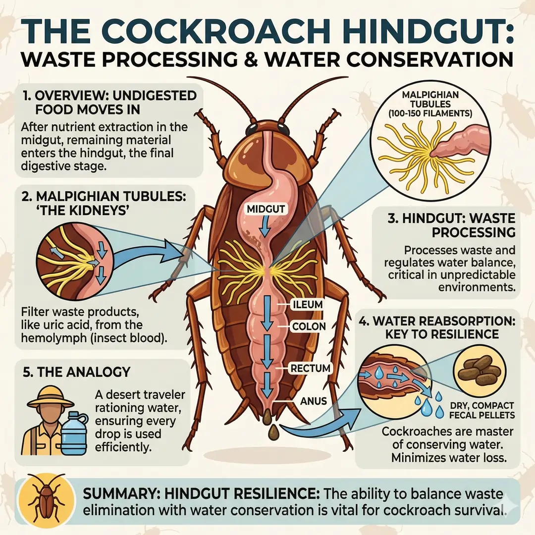 The Cockroach Hindgut
