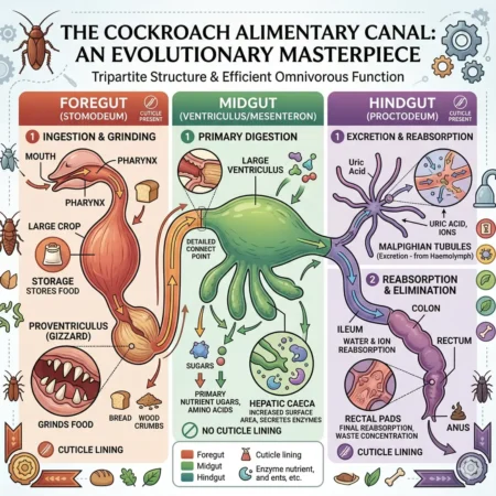 The Cockroach’s Alimentary Canal