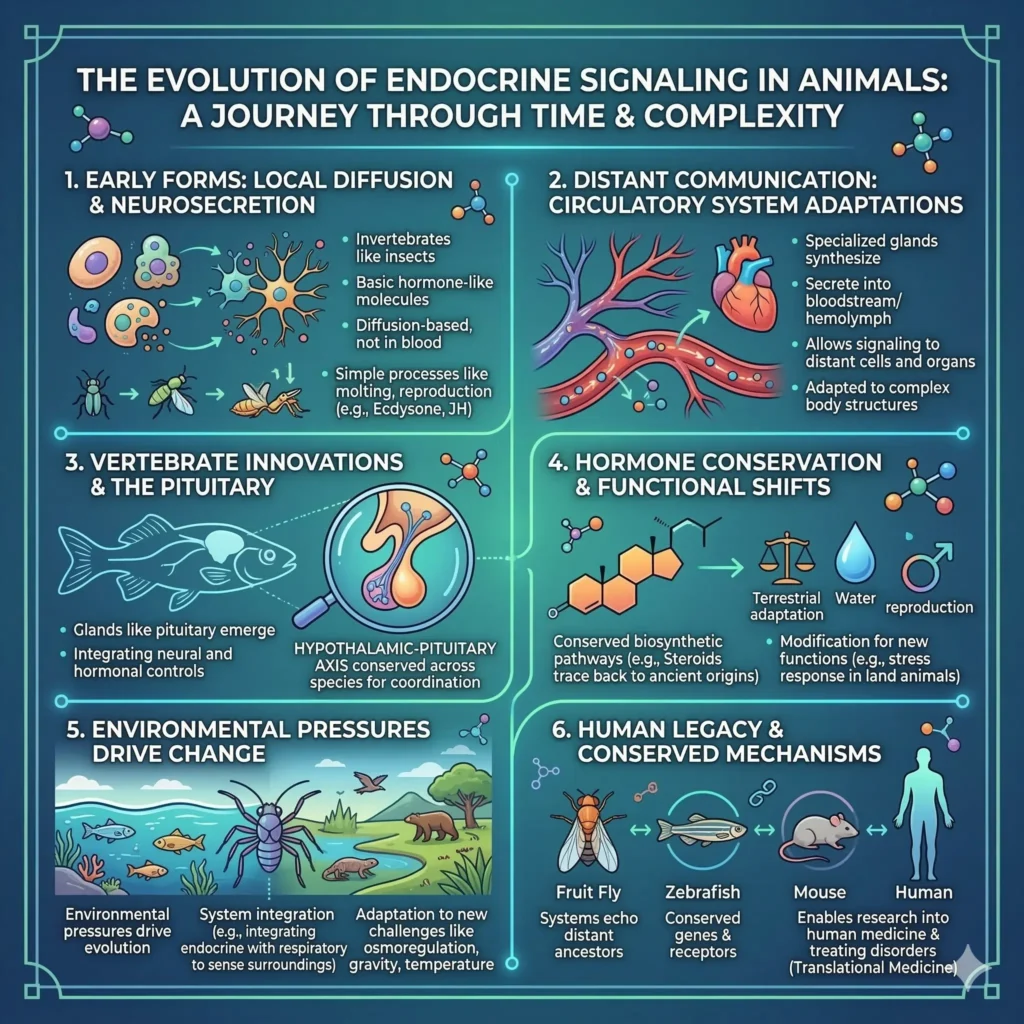 The Evolution of Endocrine Signaling in Animals