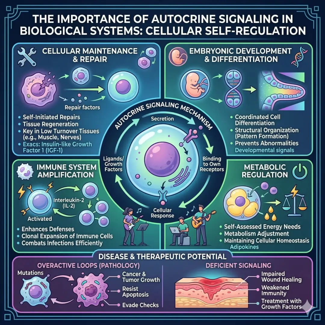 The Importance of Autocrine Signaling in Biological Systems