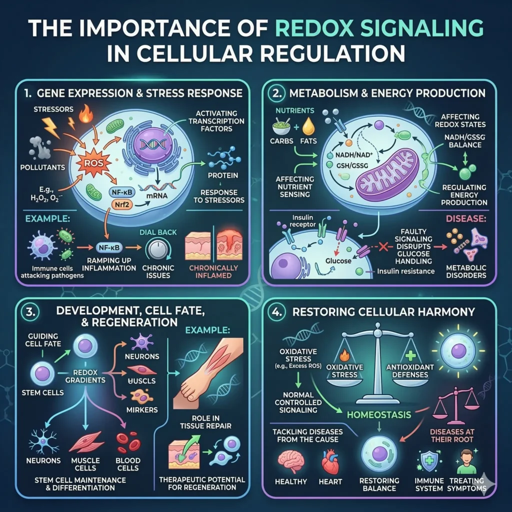 The Importance of Redox Signaling in Cellular Regulation
