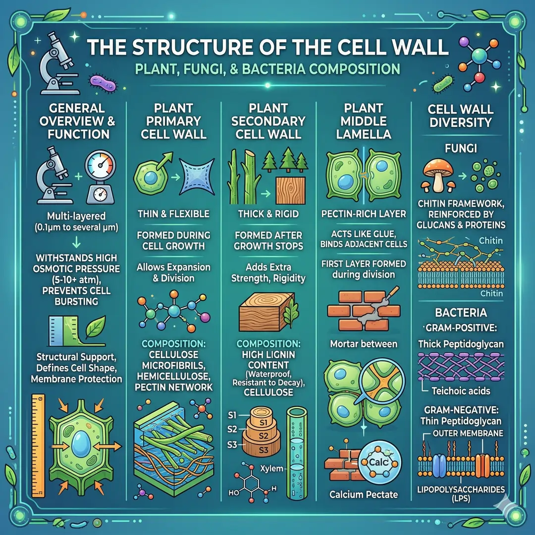The Structure of the Cell Wall