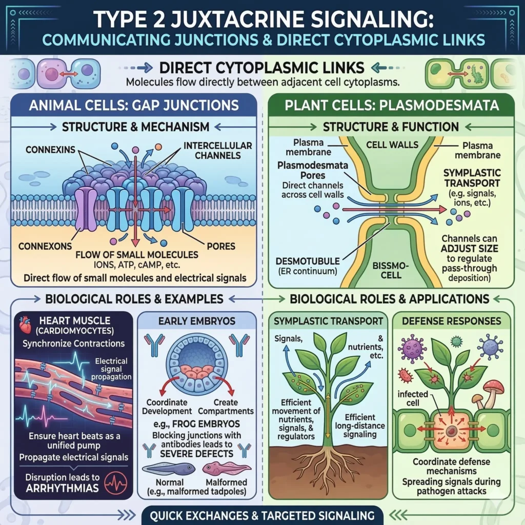 Type 2: Communicating Junctions and Direct Cytoplasmic Links Type 2: Communicating Junctions and Direct Cytoplasmic Links