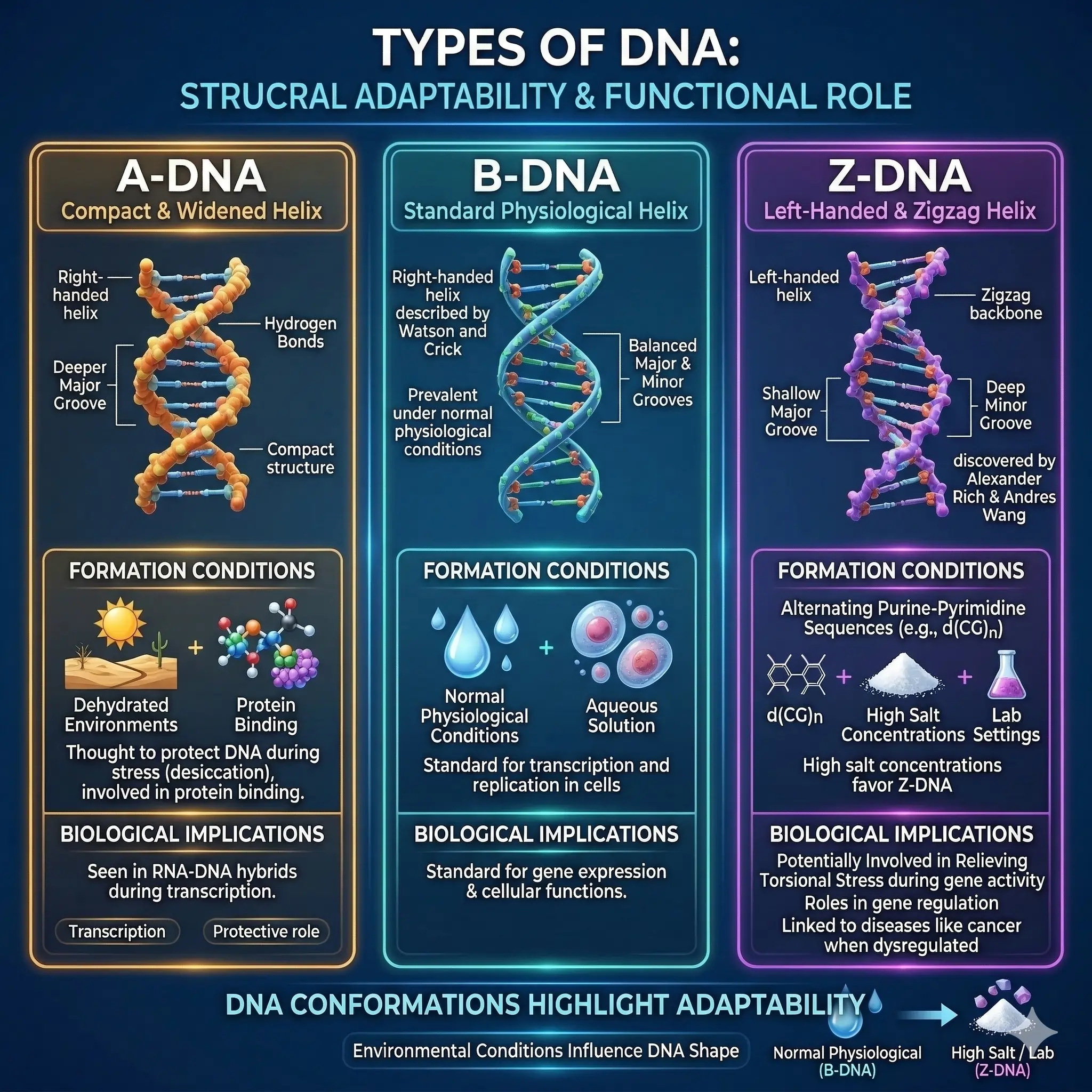 Types of DNA Types of DNA