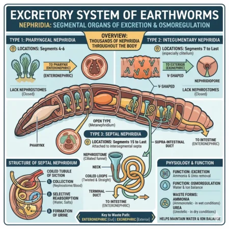 Understanding the Excretory System of Earthworms