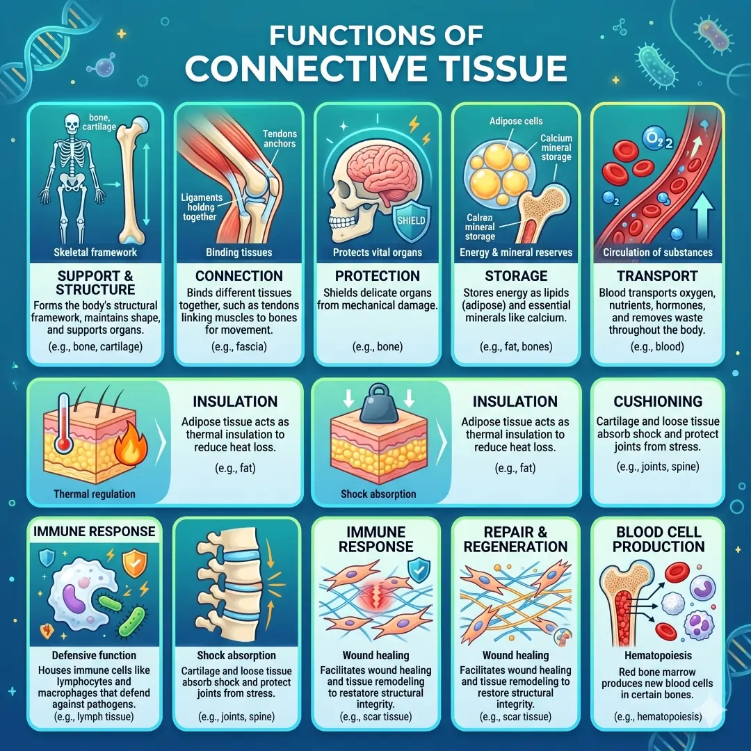 Functions of Connective Tissue