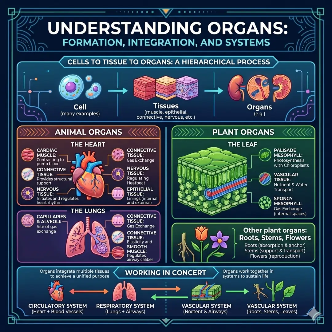 Organs: Specialized Structures for Complex Tasks Organs: Specialized Structures for Complex Tasks
