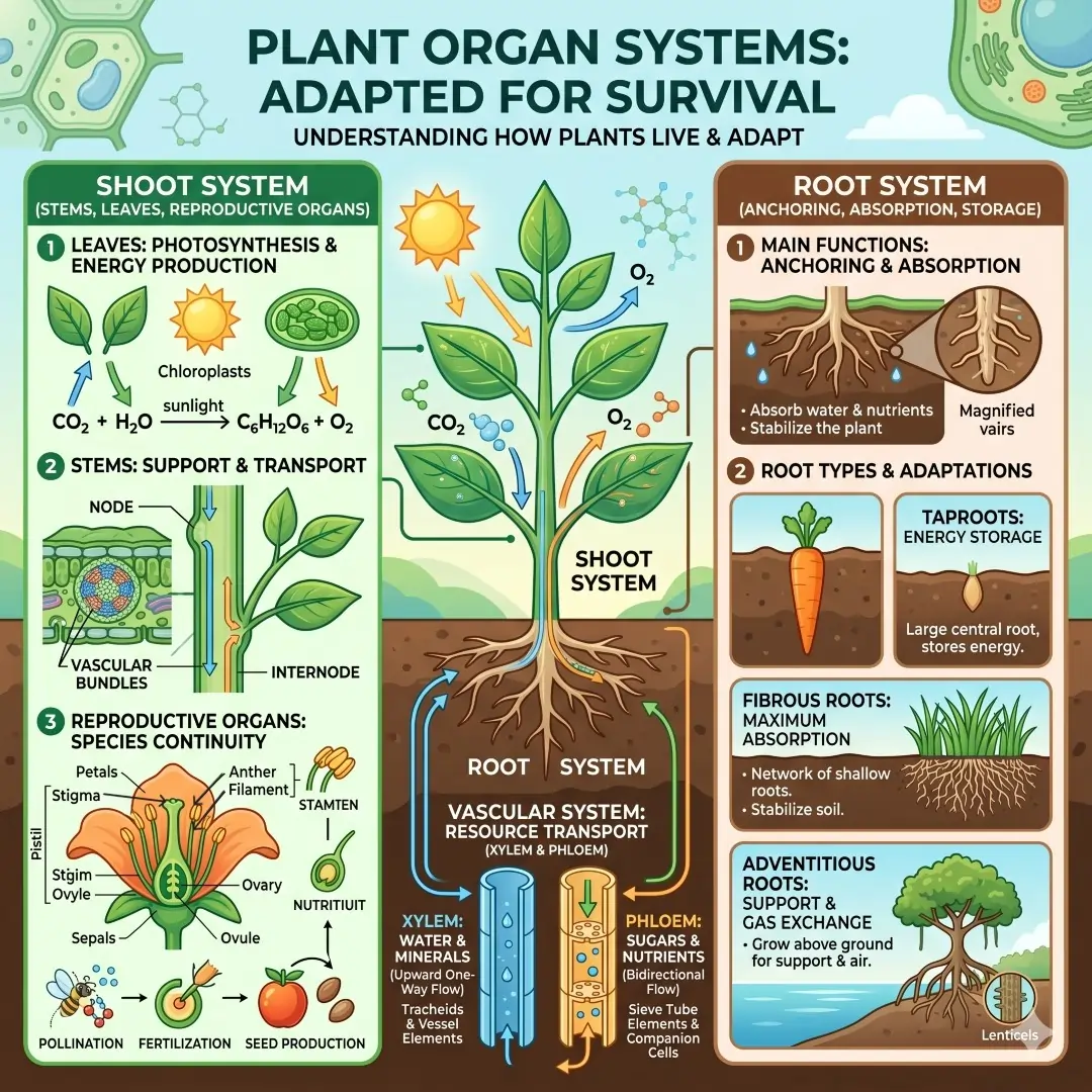 Plant Organ Systems Plant Organ Systems