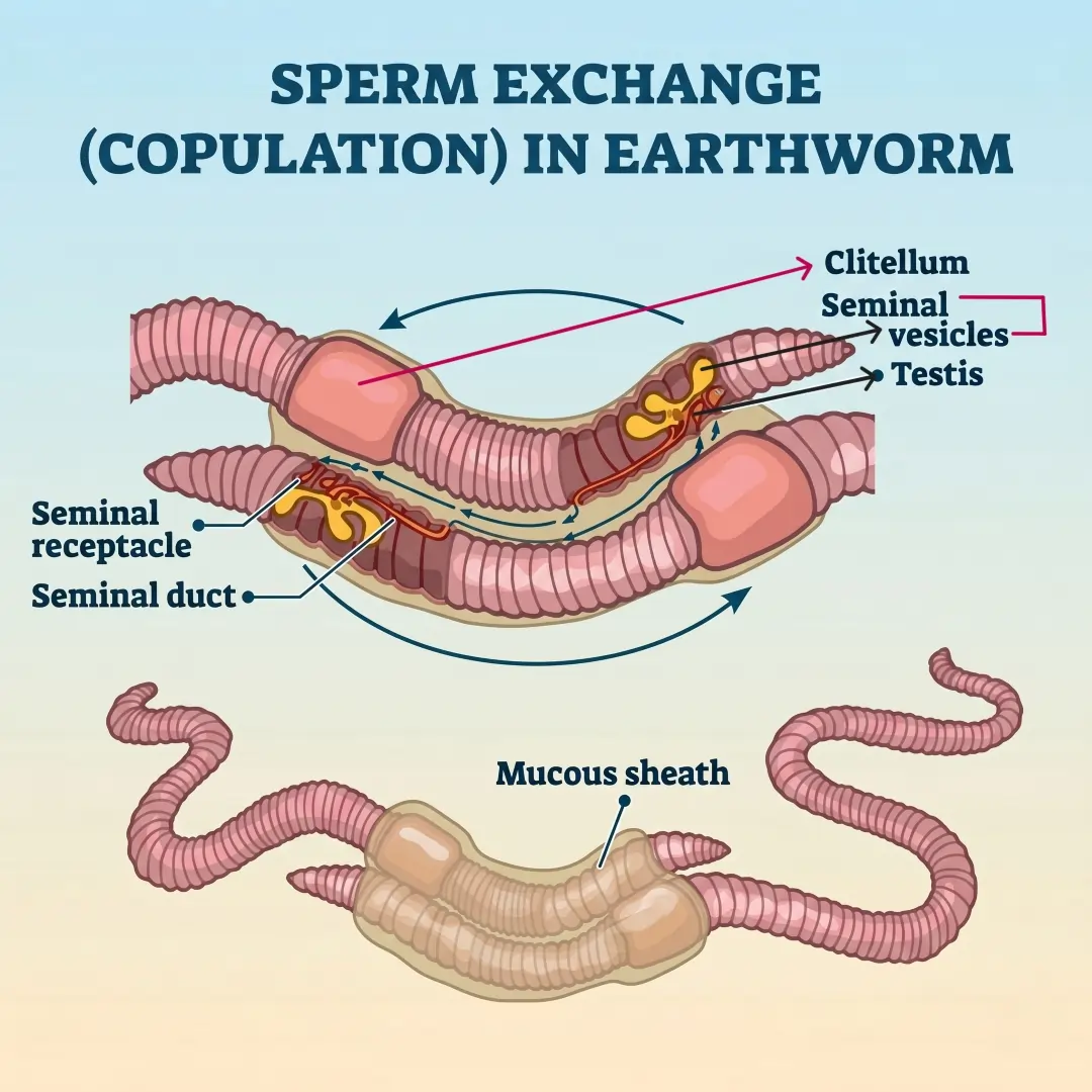 Earthworm mating process The Earthworms Mating Process