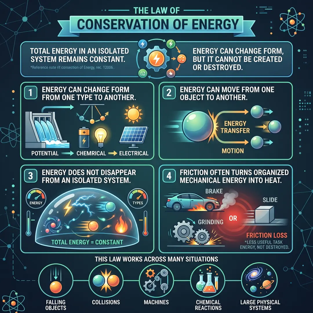 The Law of Conservation of Energy
