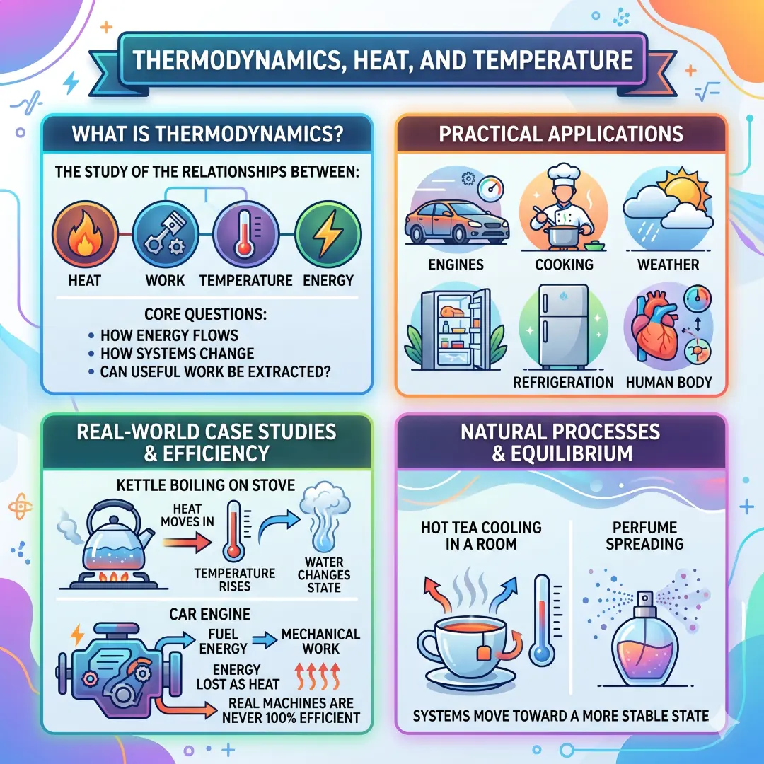 Thermodynamics, Heat, and Temperature Thermodynamics, Heat, and Temperature