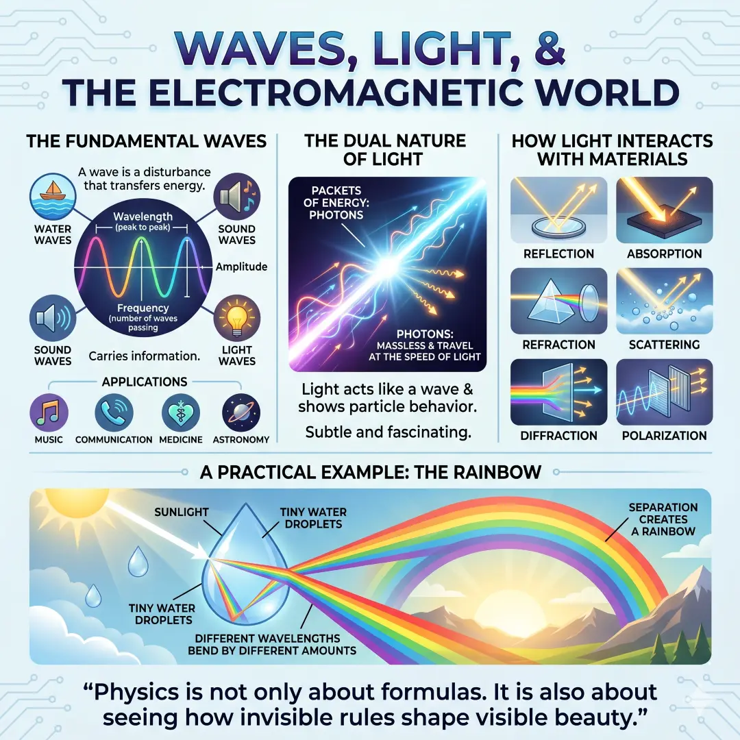 Waves, Light, and the Electromagnetic World Waves, Light, and the Electromagnetic World