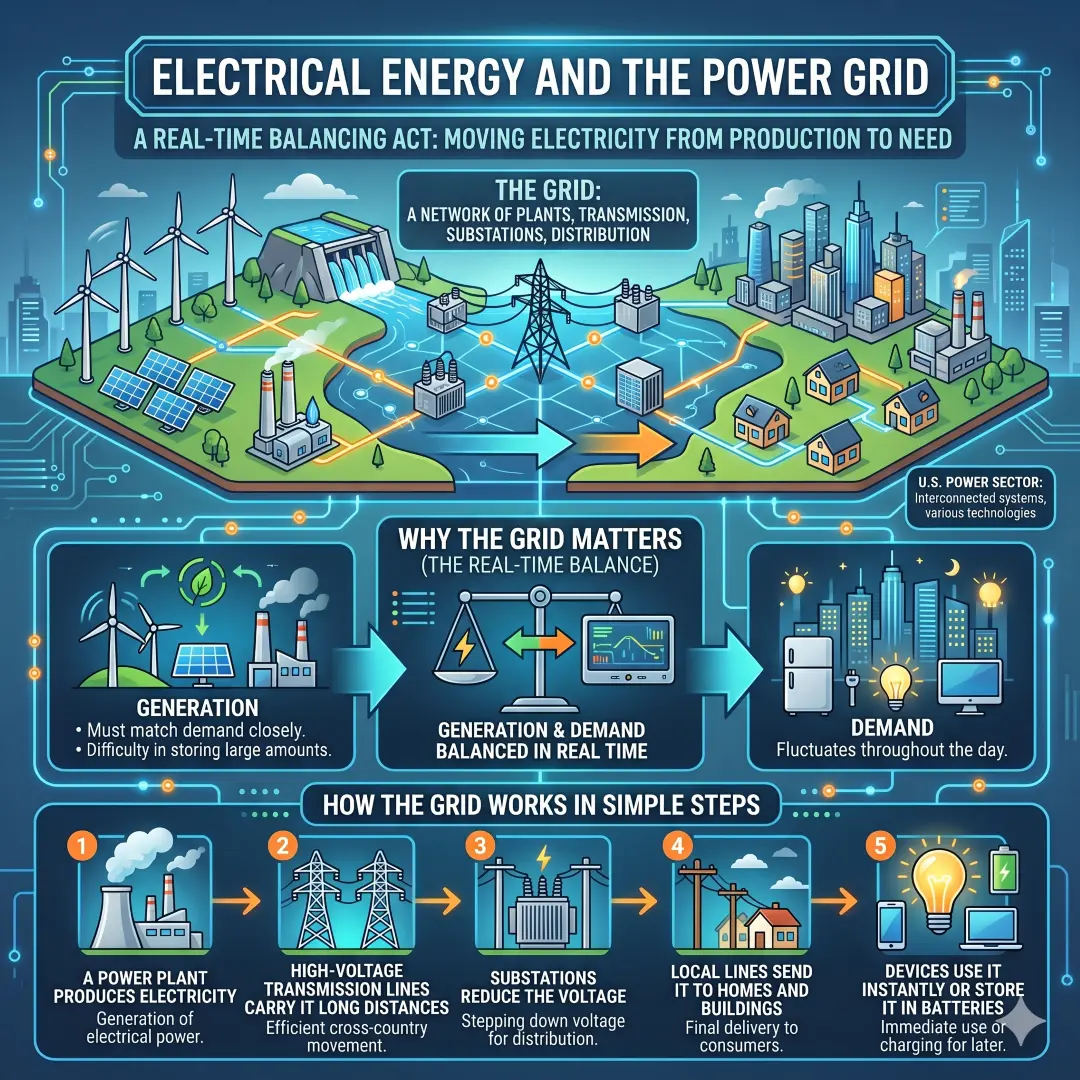 Electrical Energy and the Power Grid