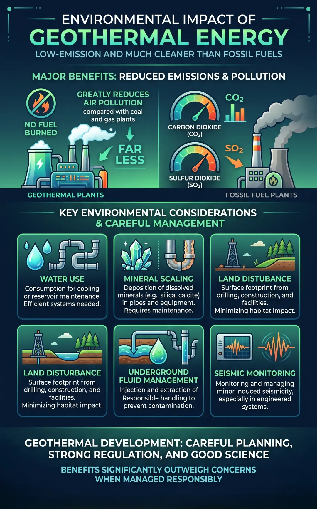 Environmental Impact of Geothermal Energy Environmental Impact of Geothermal Energy