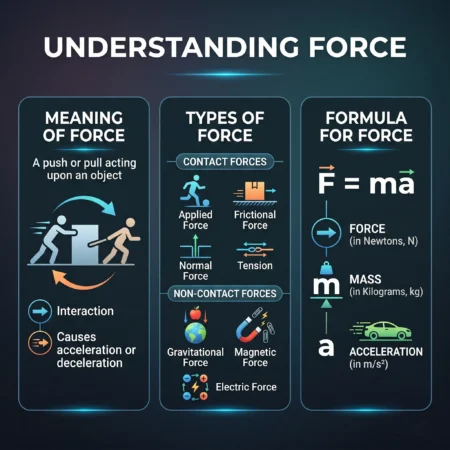 Force: Meaning, Types, Formula, and Examples