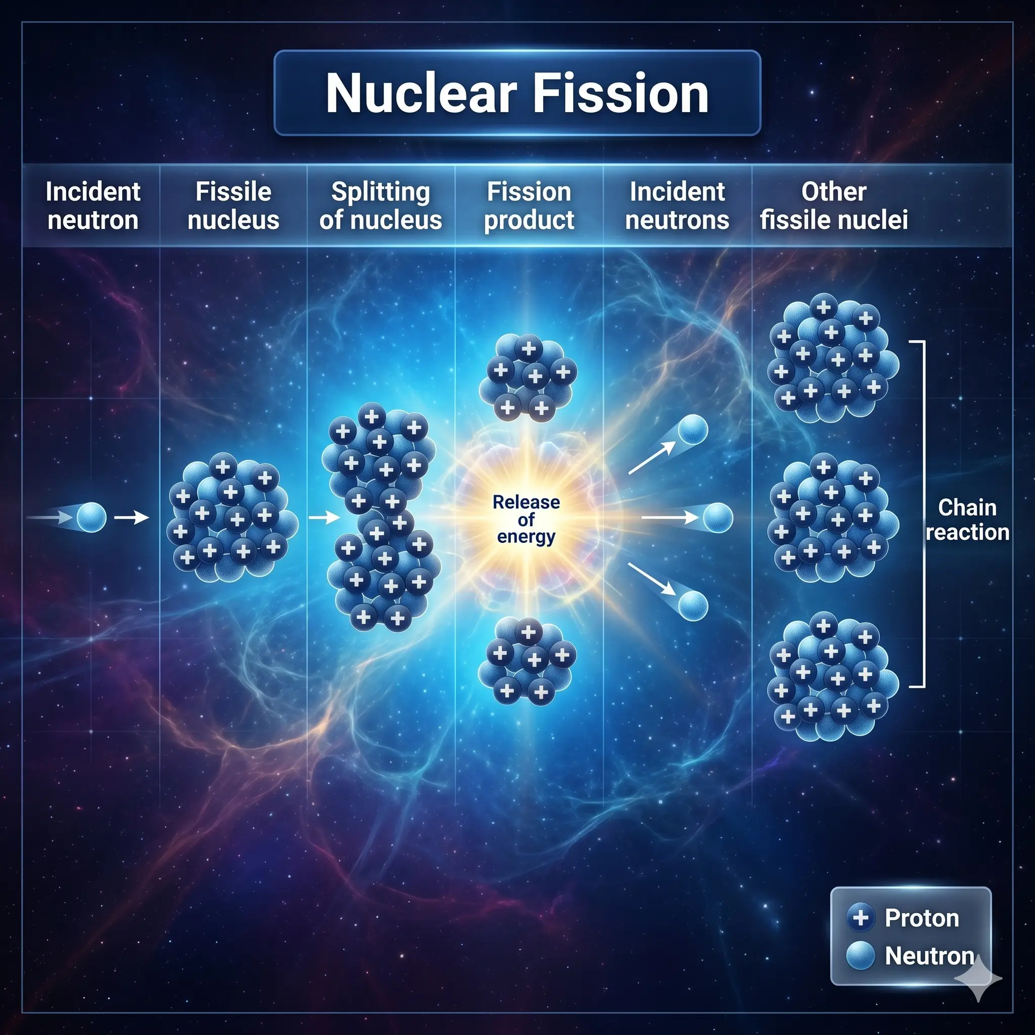 Graphical Representation of a Nuclear Fission Graphical Representation of a Nuclear Fission
