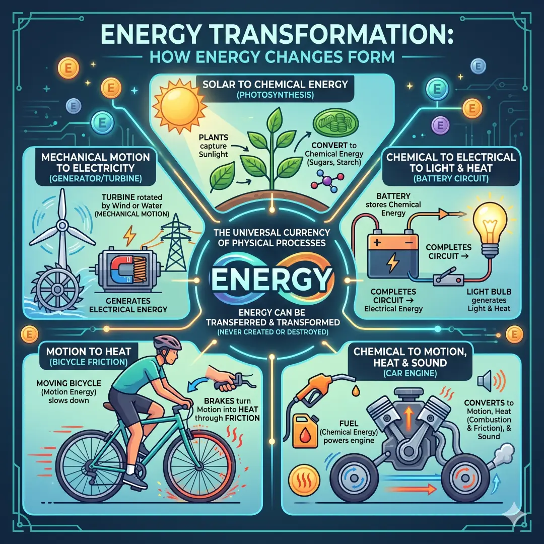 How Energy Changes Form