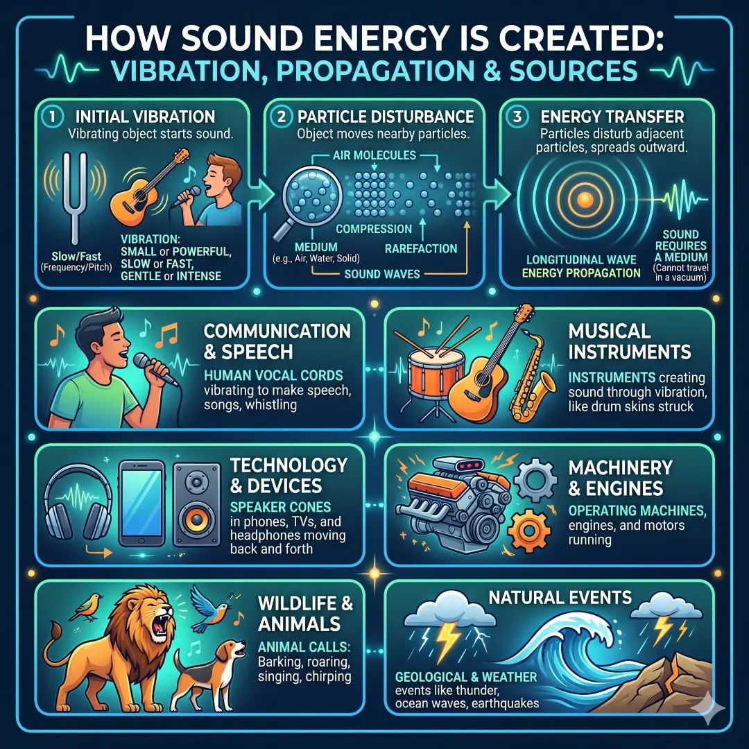 How Sound Energy Is Created