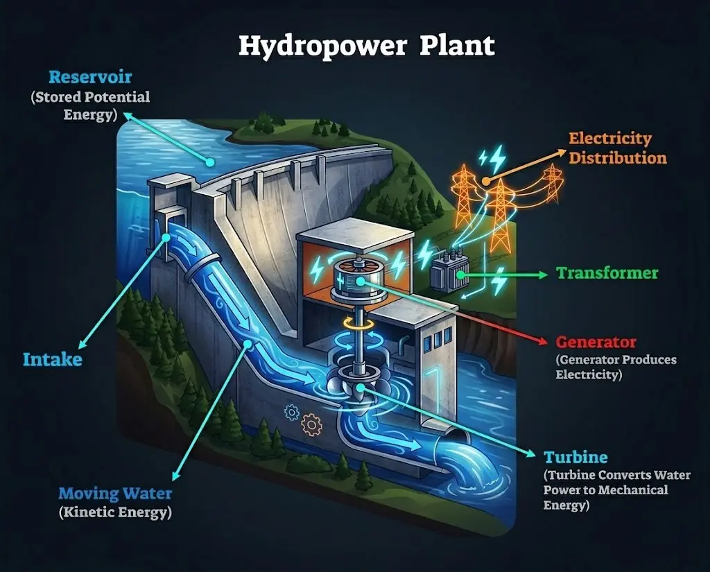 Hydropower Energy Plant