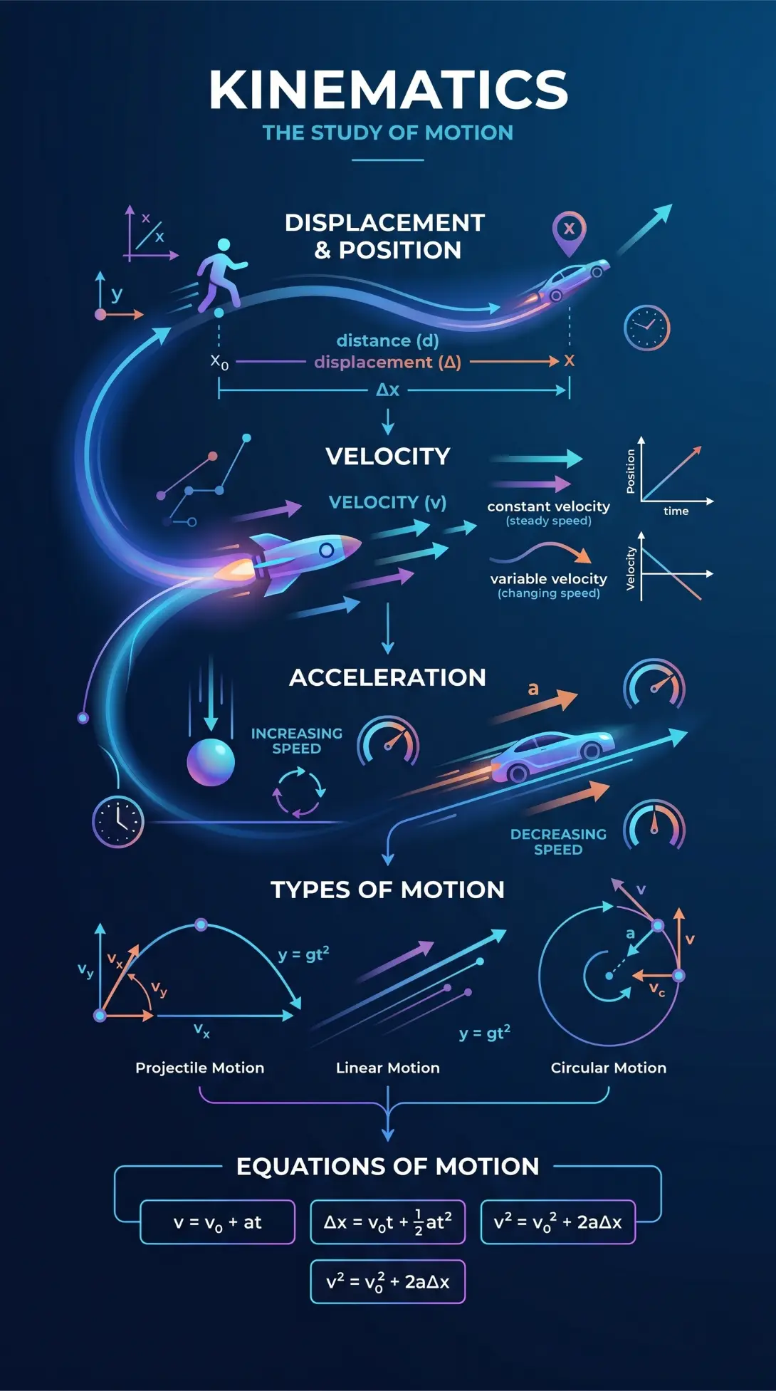Kinematics: Studying Motion Without Forces Kinematics: Studying Motion Without Forces
