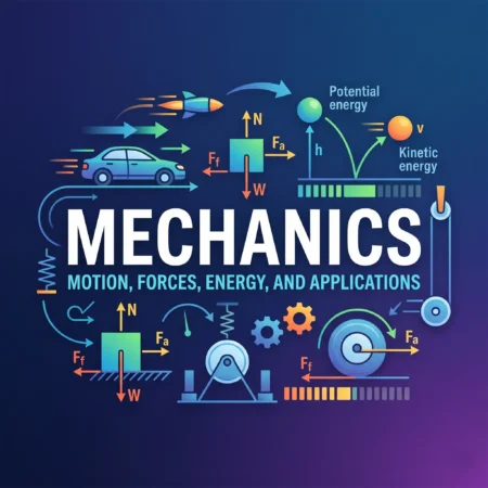 Mechanics: Motion, Forces, Energy, and Applications