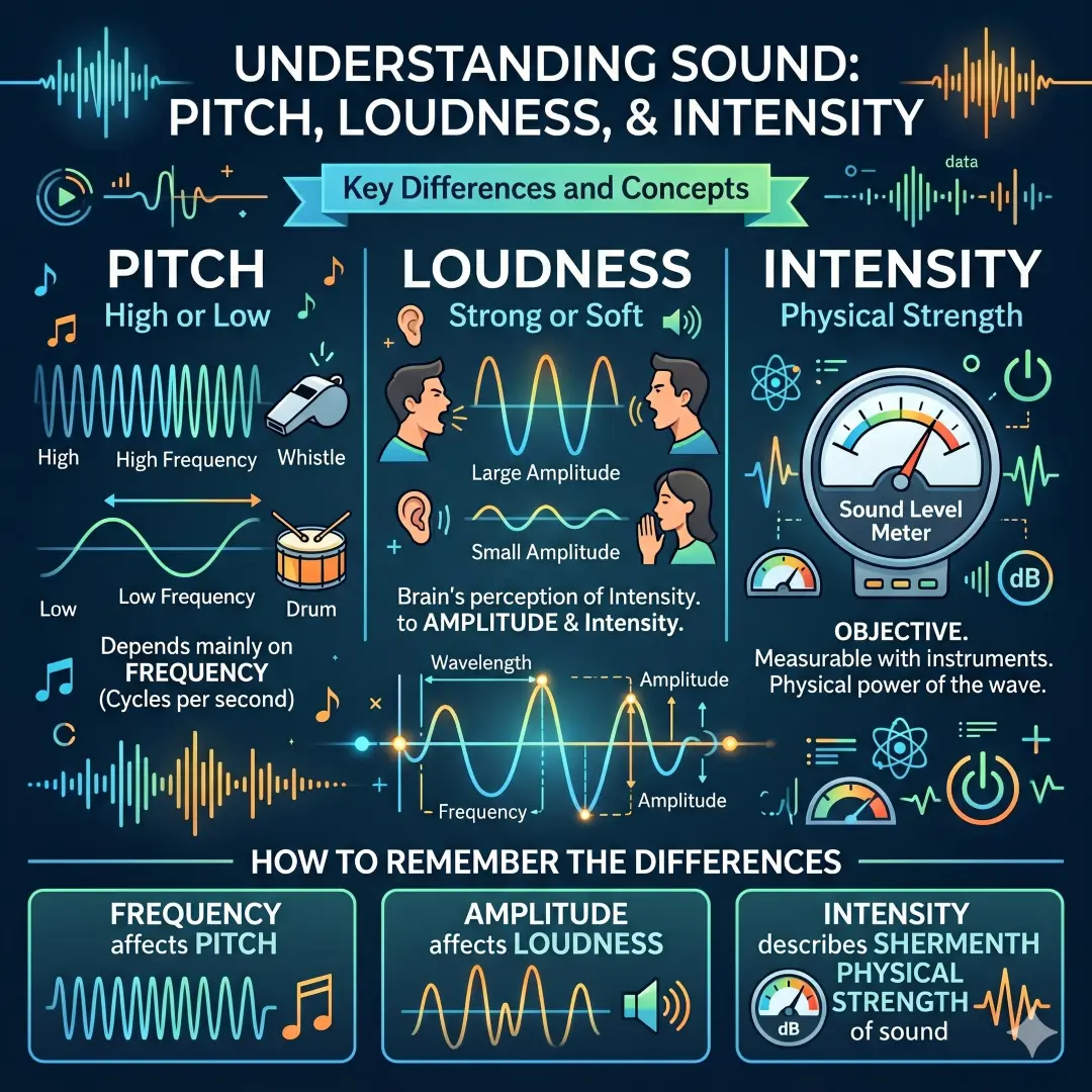 Pitch, Loudness, and Intensity