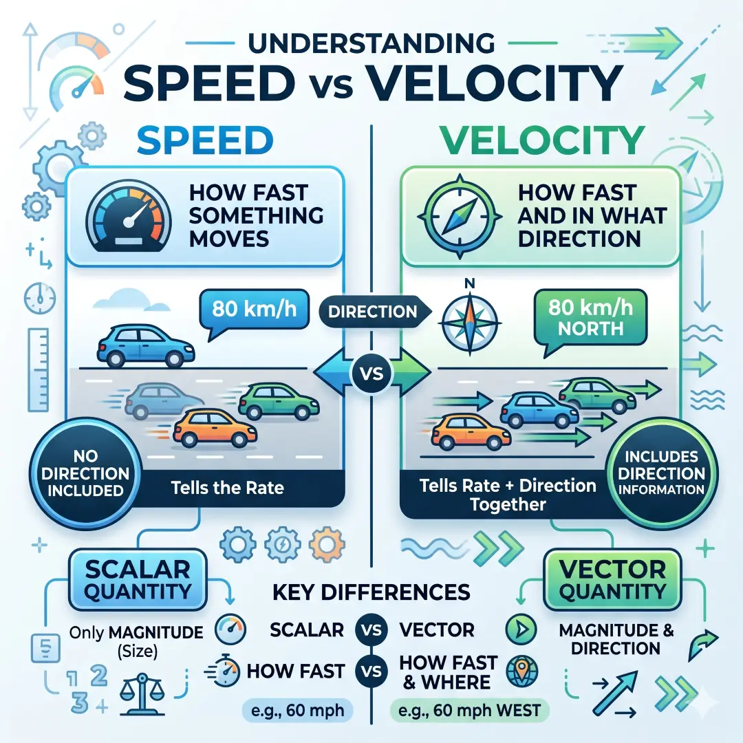 Speed vs Velocity