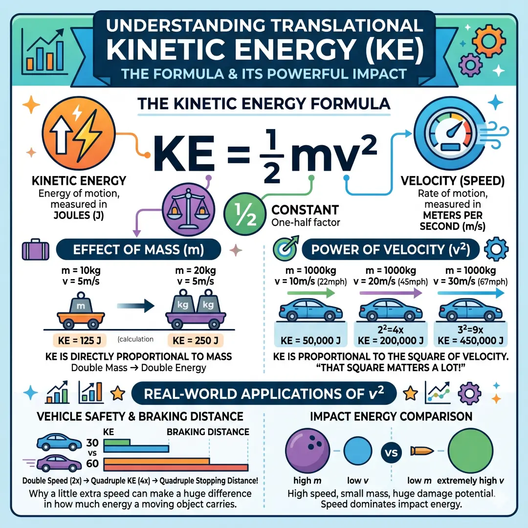 The Kinetic Energy Formula