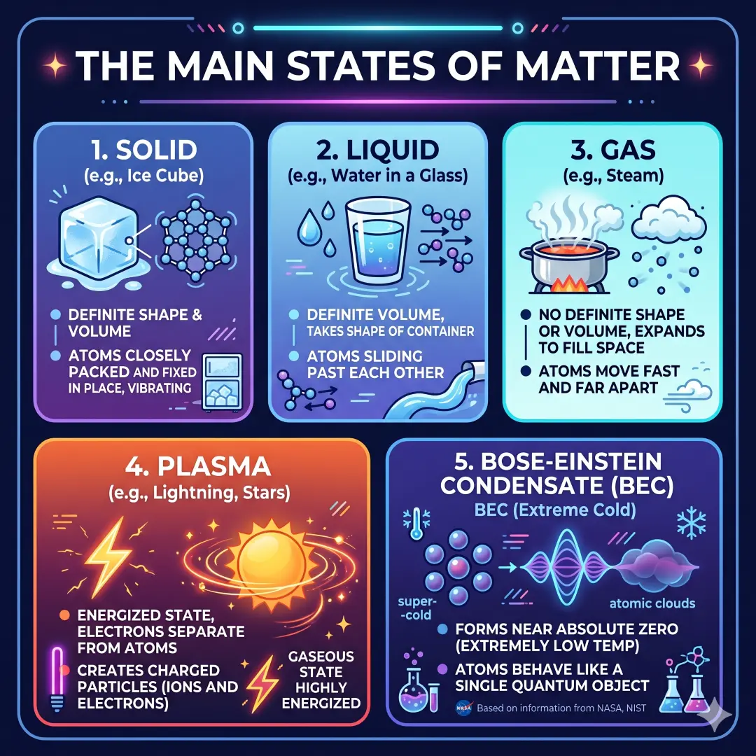 The Main States of Matter