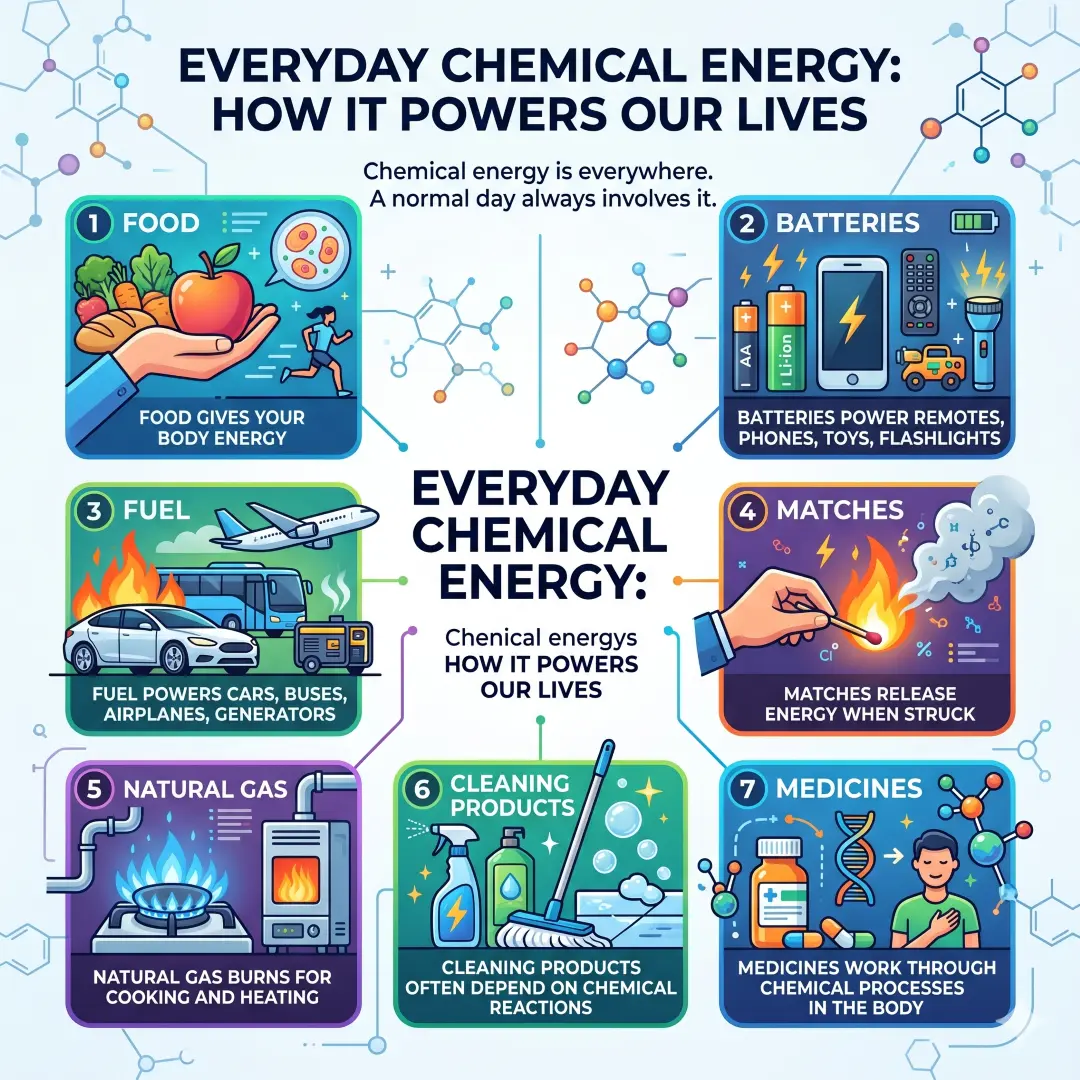 Where Chemical Energy Is Found in Daily Life