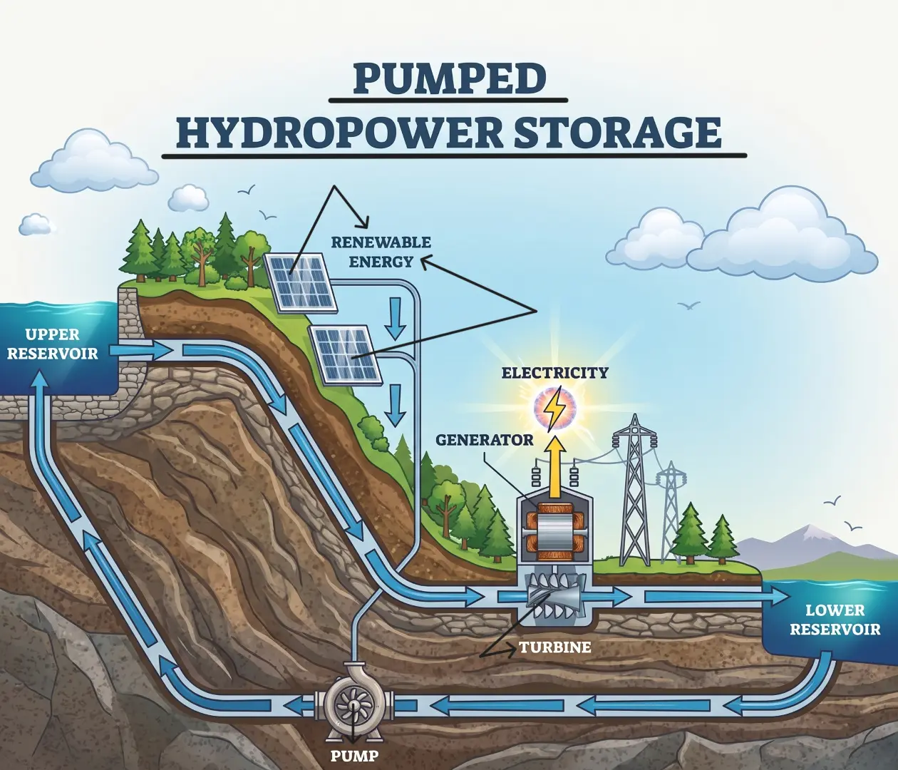 pumped hydropower storage