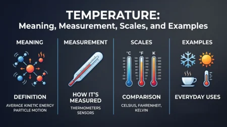 Temperature: Meaning, Measurement, Scales, and Examples