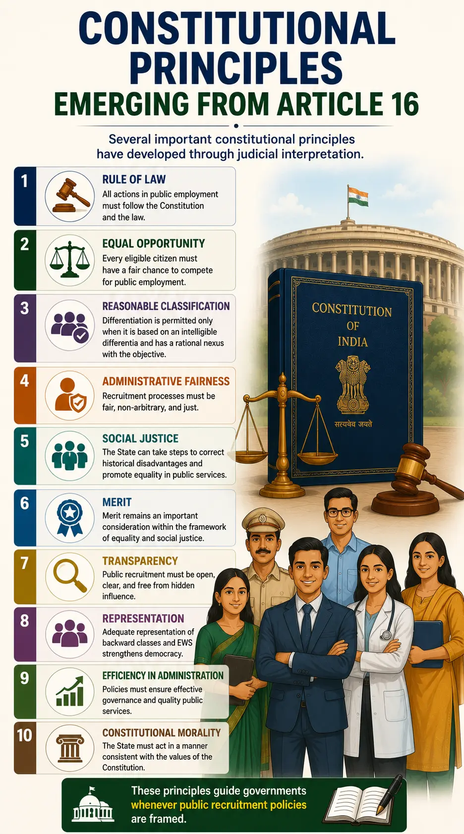 Constitutional Principles Emerging from Article 16.