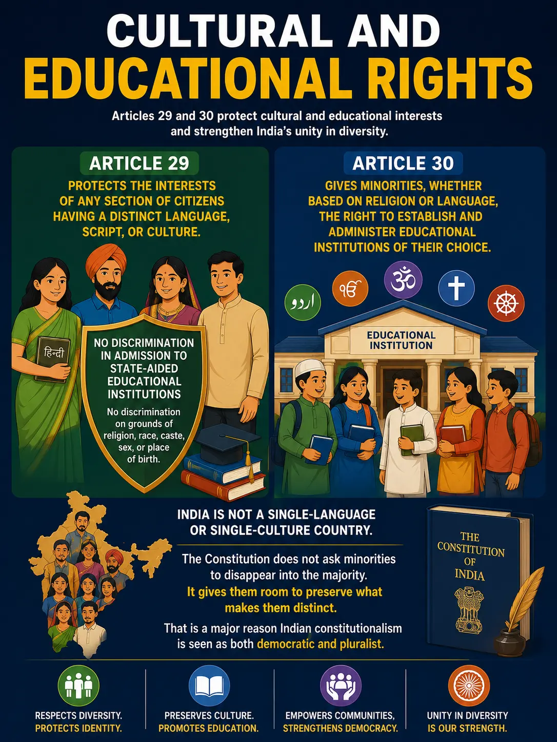 Right against Exploitation Cultural and Educational Rights