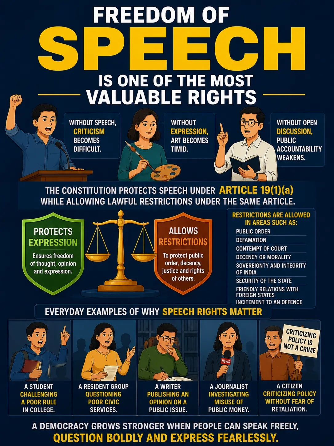 Freedom of Speech Is One of the Most Valuable Rights