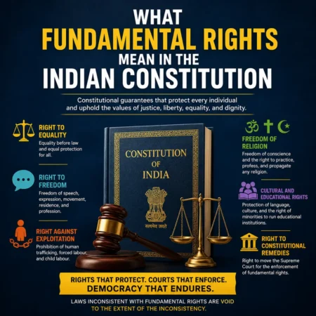 What Fundamental Rights mean in the Indian Constitution
