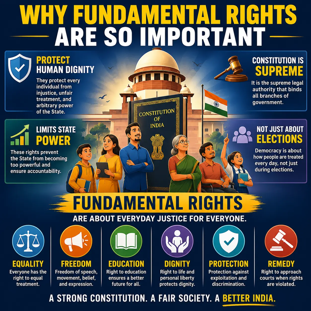 Fundamental Rights in India Why Fundamental Rights are so important